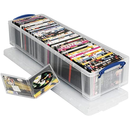 Really Useful Box Plastic Storage 22 Litre Clear