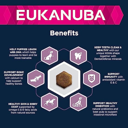 Eukanuba Complete Dry Dog Food for Puppy Small Breeds with Fresh Chicken 3 kg