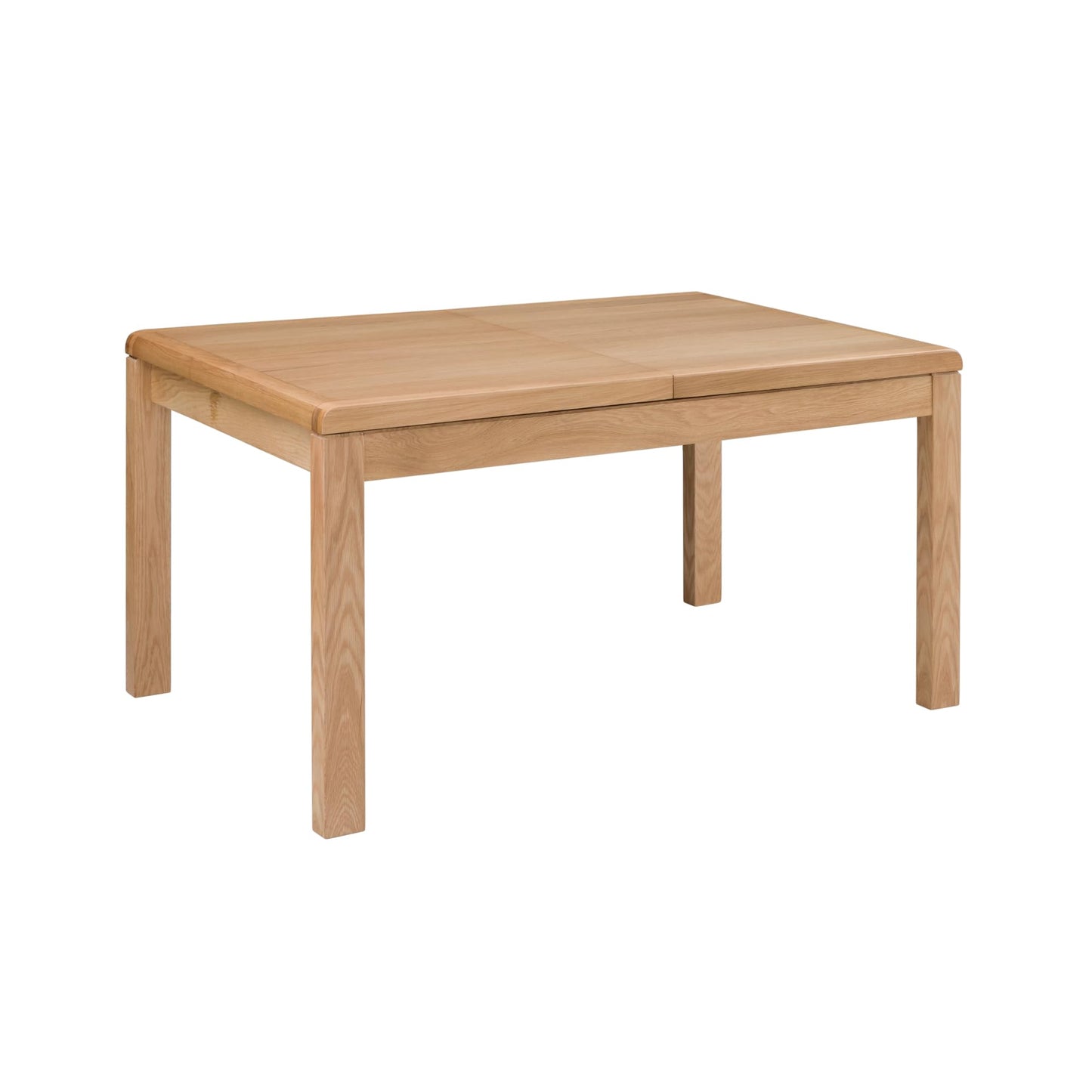 Julian Bowen Curve Oak Dining Table for 6 - H77.5 x W200 x D90cm