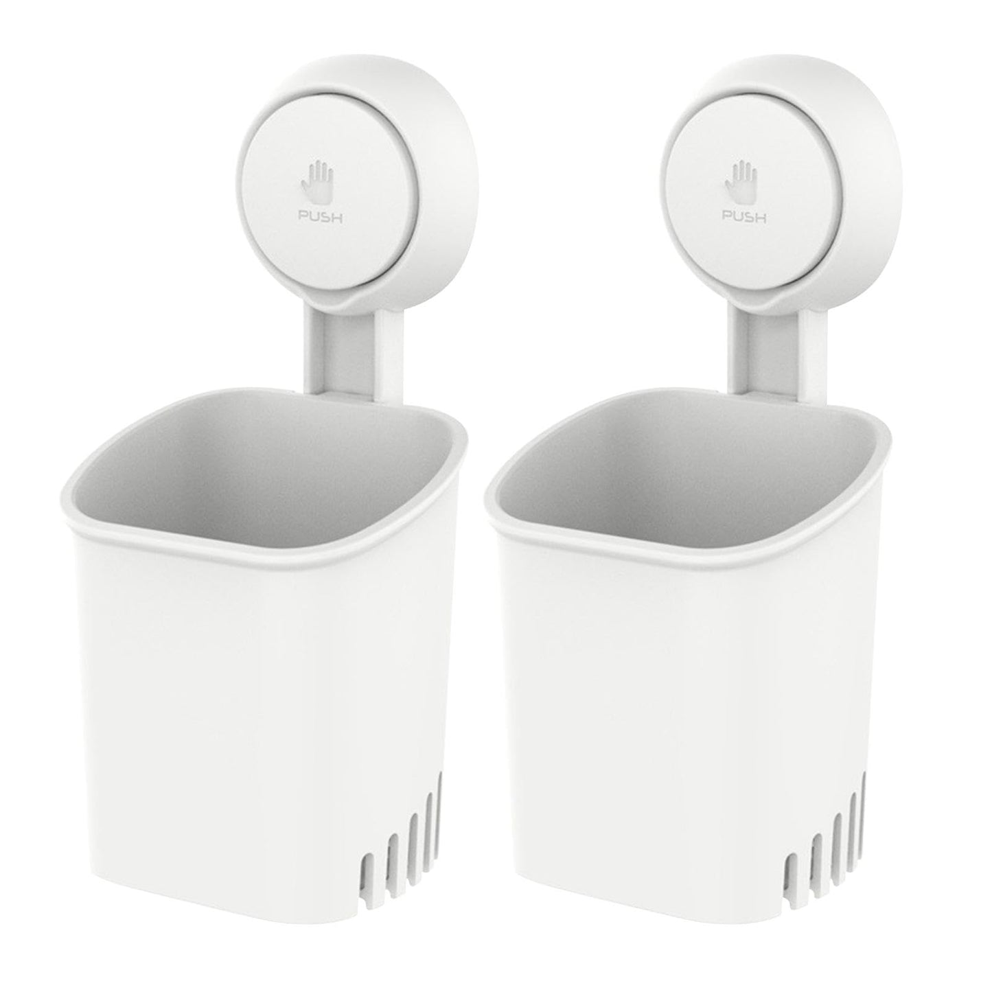 Toothbrush Holder Wall Mounted, MAX Hold 3 KG Suction Cup Toothbrush Holder No Drilling
