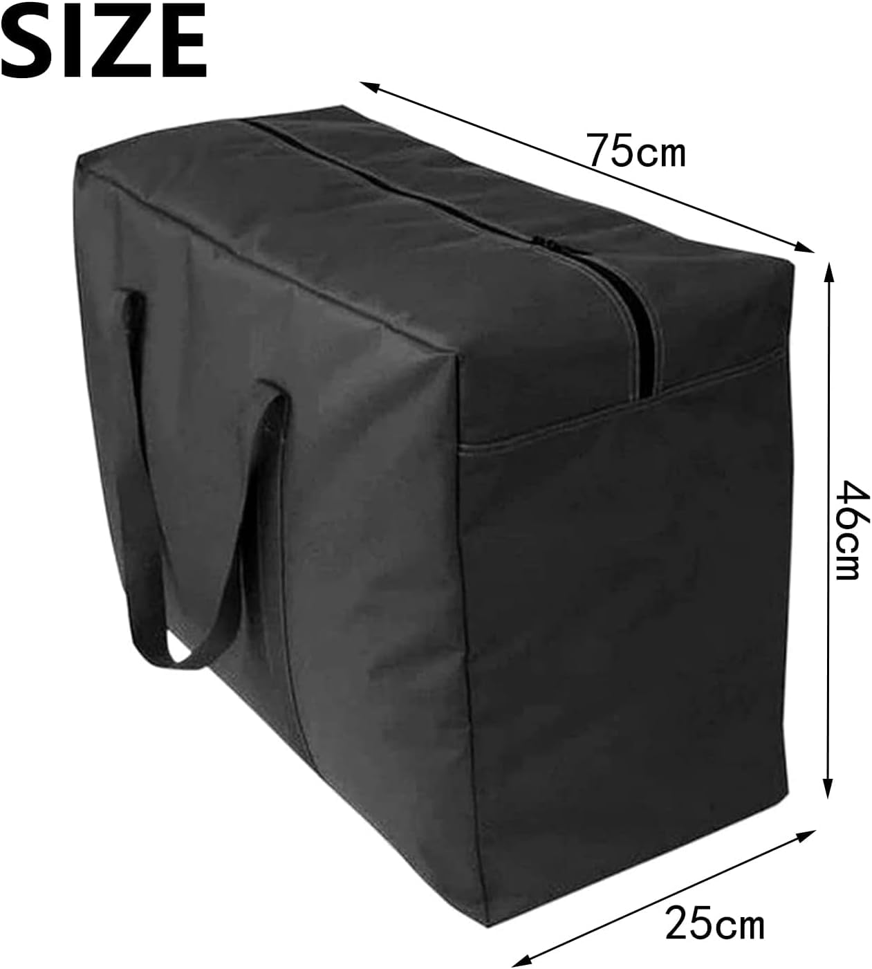 Handy Storage Bag, Jumbo Storage Bag, Extra Large Waterproof Heavy Duty Bag with Web Handle Bedding Underbed Storage Bag Blankets Duvet Chest Season
