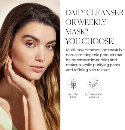 Natura Bissé Stabilizing Cleansing Mask, Purifying & Pore-Minimizing, Deep Facial Cleanser, 75ml