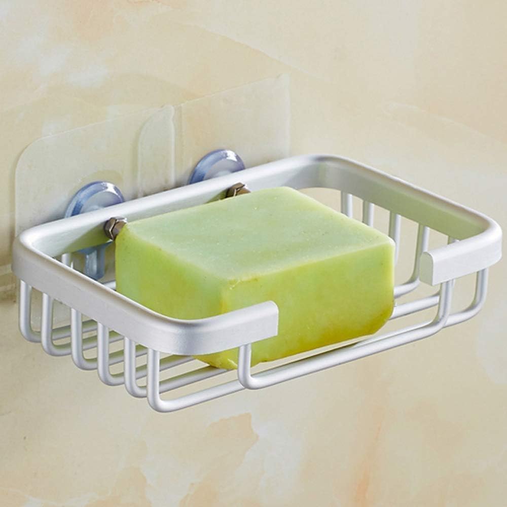 Gold Bar Soap Holder for Shower Wall,Stainless Steel Adhesive Soap Dish for Bathroom,Drill Free Soap Holder Storage Rack Soap Dishes for Home Kitchen