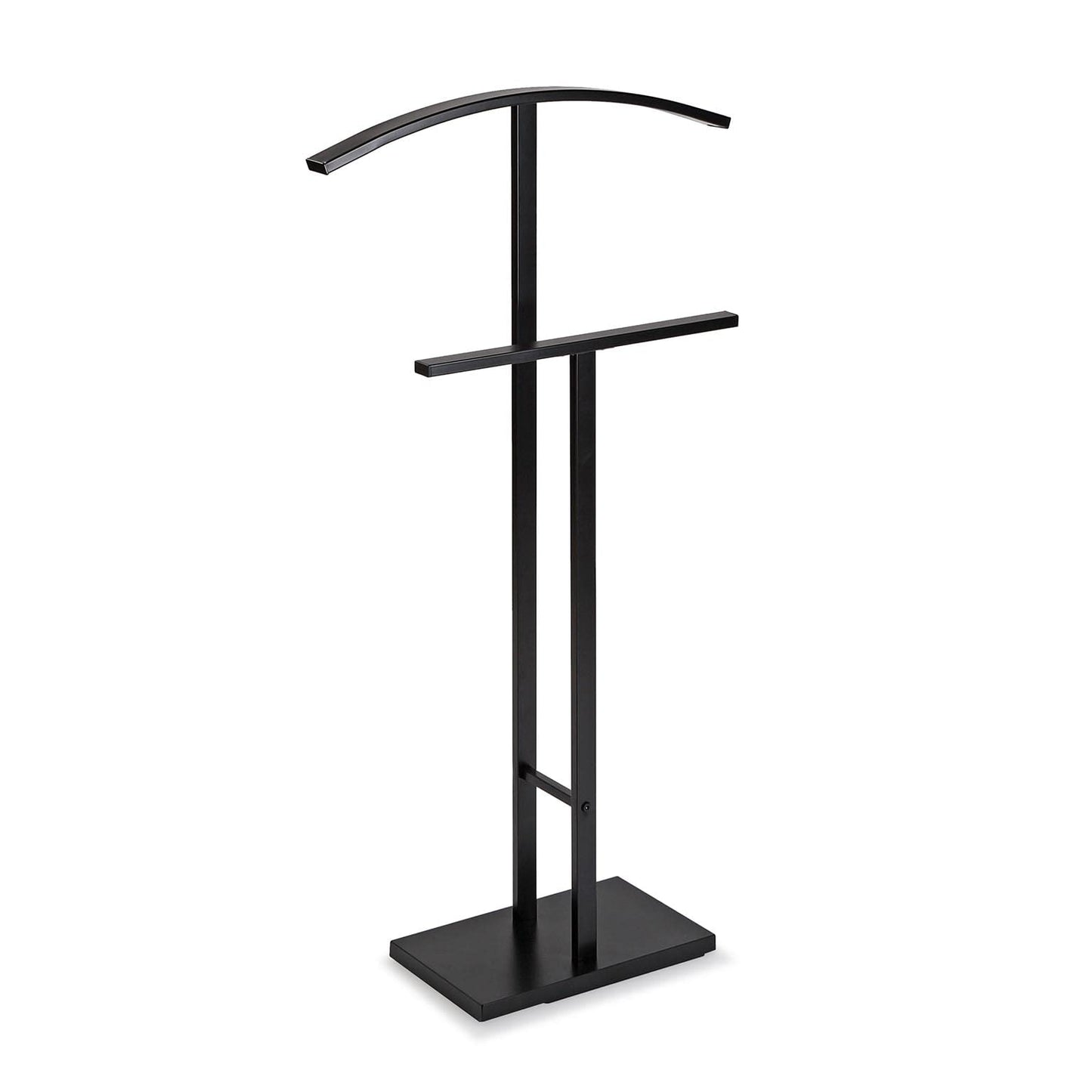 Versa Lund Valet stand Multifunctional with 2 Hangers or Hangers for Men's or Women's Clothes, Measurements (H x L x W) 100 x 20 x 40 cm, Steel