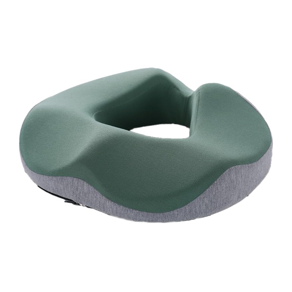 Accmuzzy Donut Cushion,Doughnut Sciatica Hemorrhoid Orthopedic Coccyx Cushion for Pressure Relief,Tailbone Pain,Memory Foam Ring Seat Cushions for