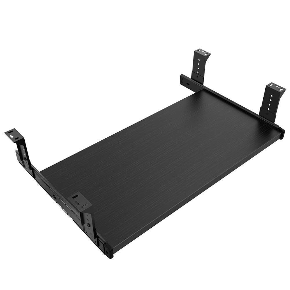 FRMSAET Office Product 20/24/30 inch Keyboard Drawer Tray(20 inch, Black)