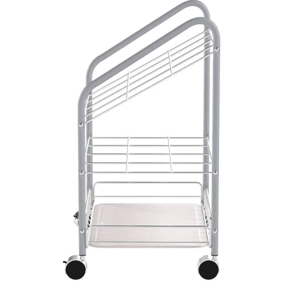 Safco 3090 Tubular Steel Wire Roll File with 12 Compartments - Silver