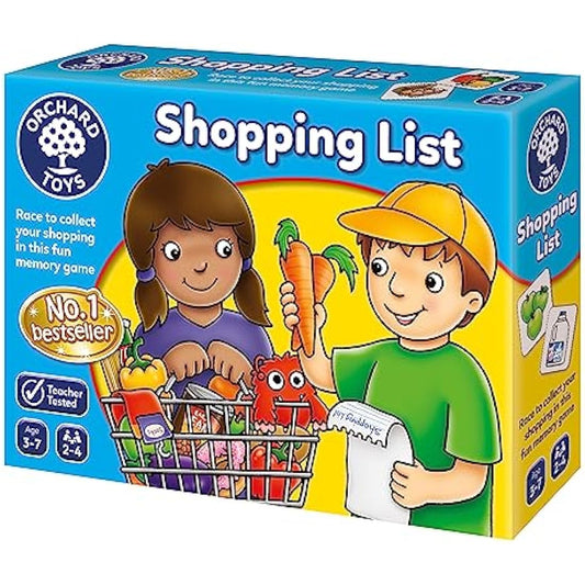 Orchard Toys Shopping List Memory Game - Matching and Memory Games for 3 Year Olds and Up - Kids Educational Toys and Learning Games - Children and Toddler Board Games Ages 3 to 7-2 to 4 Players