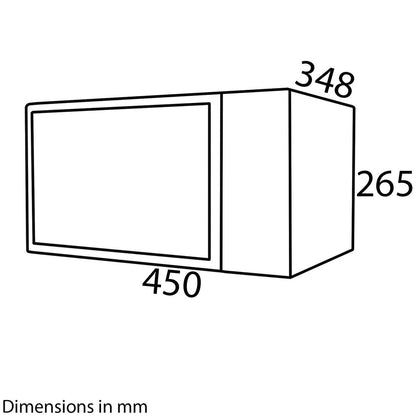 20L Microwave In White, Freestanding, Analogue Dials, 700W - SIA FAM21WH
