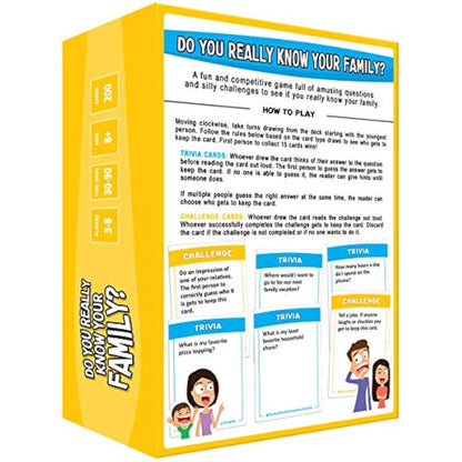 Moose Games Do You Really Know Your Family? A Fun Family Game Filled with Conversation Starters and Challenges - Great for Kids, Teens and Adults