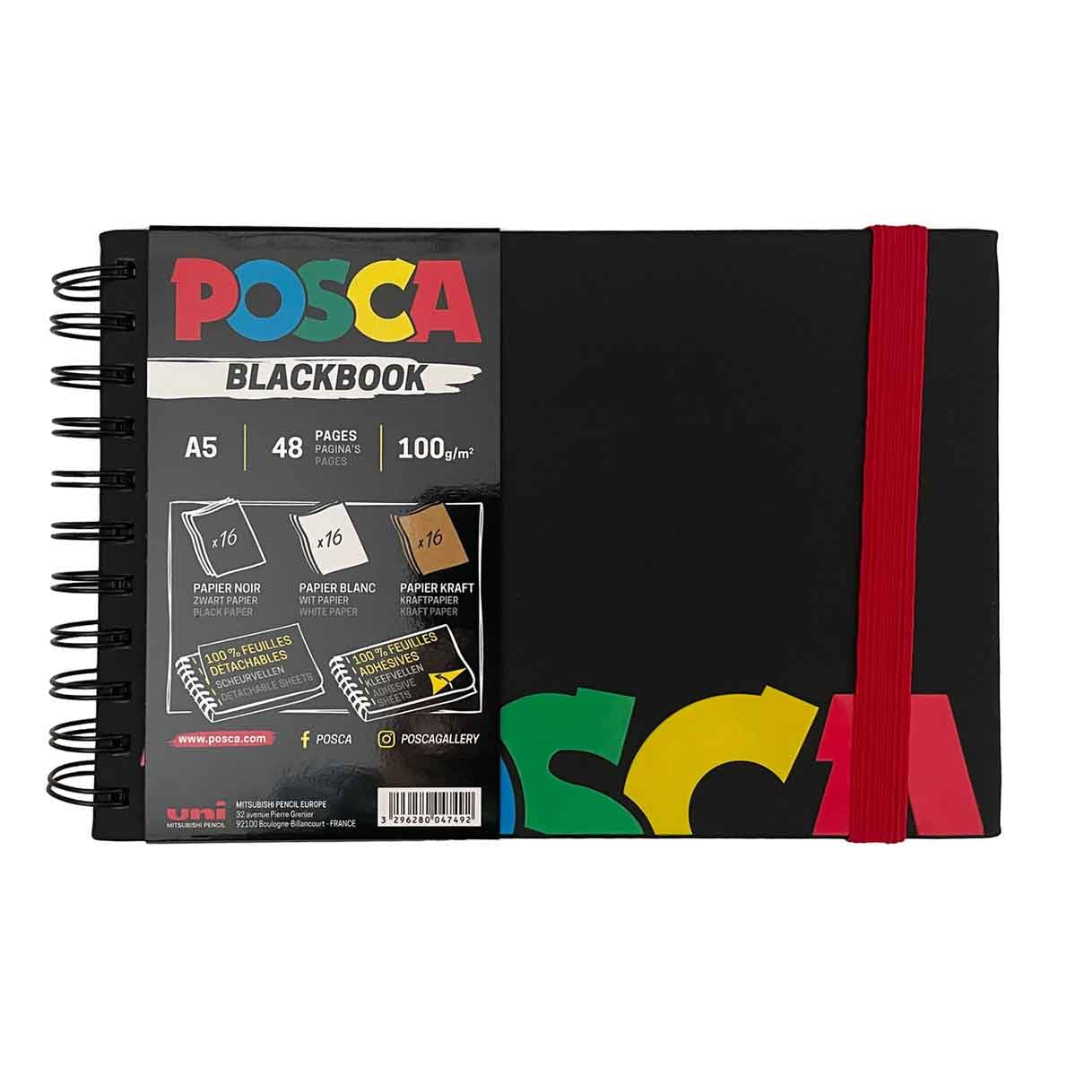 Posca Blackbook A5 Sketchbook 48 Pages