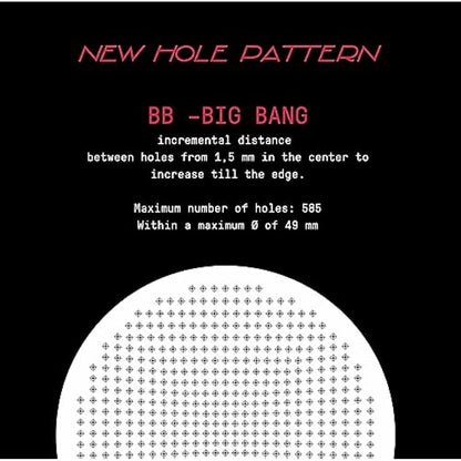 verybarista IMS Big Bang Precision Filter Basket made for Breville Sage 54mm bottomless portafilters, double espresso (h25.5)