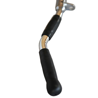 Barbell Cable Attachment For Cable Machines, Lat Pull Down Bar Cable Machine Attachments, Tricep Press Down Bar, Revolving Straight Curl Pulldown Bar