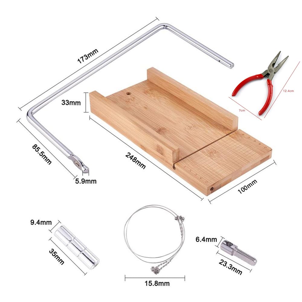 TEMU-SC Soap Moulds & Cutter - DIY Tools for Making Soap, Candles & Cakes