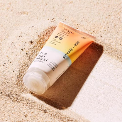 SeventyOne Percent | Eco Sun Invisible Spray SPF 50+ | Very High Sun Protection Body | UVA 25 | Vegan | Very Waterproof | 100% Mineral Filters - 99% Natural | Made in France | 100 ml