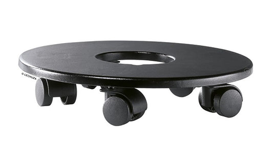 Lechuza Coaster for Lechuza CLASSICO 60, CUBE 50, CURSIVO 50 Planters D36 H5.8 cm Black