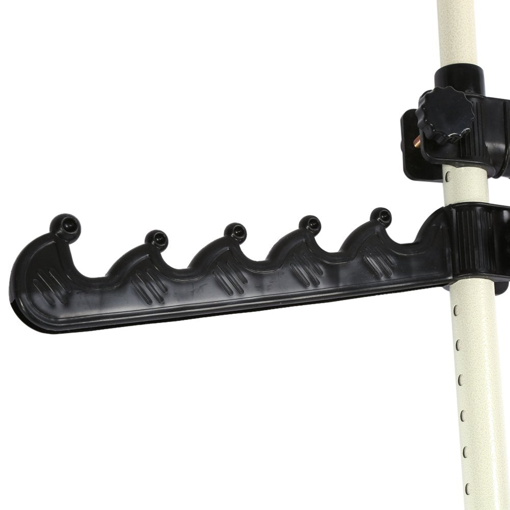 Heavy Duty Clothes Rack, Telescopic Coat Hanger Wardrobe Organiser, Hanging Rail, Garment Rack, Stainless Steel Poles and Bars
