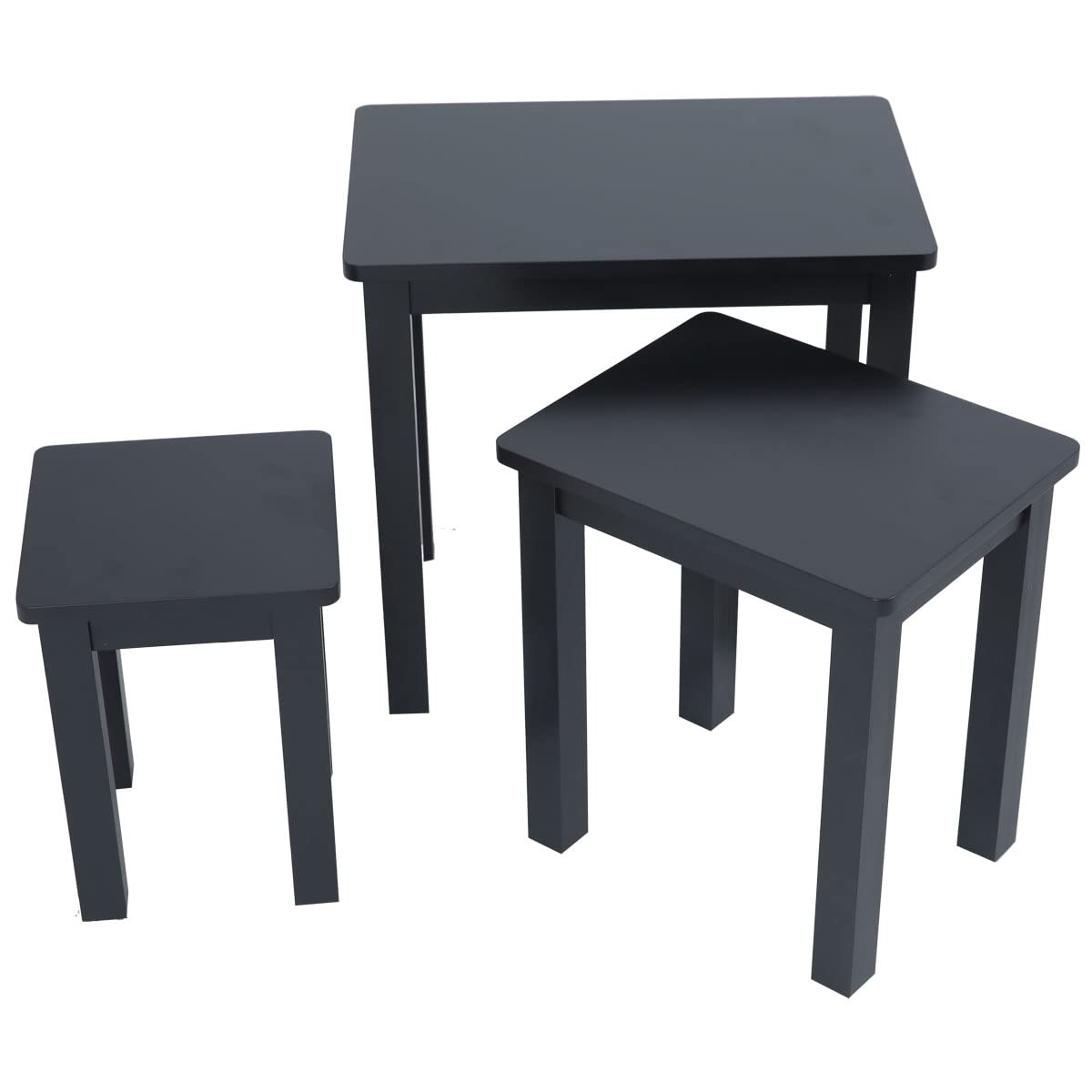 Aurotrice Nest of Table set of 3 Tables Side End Coffee Table for Home Office Living Room