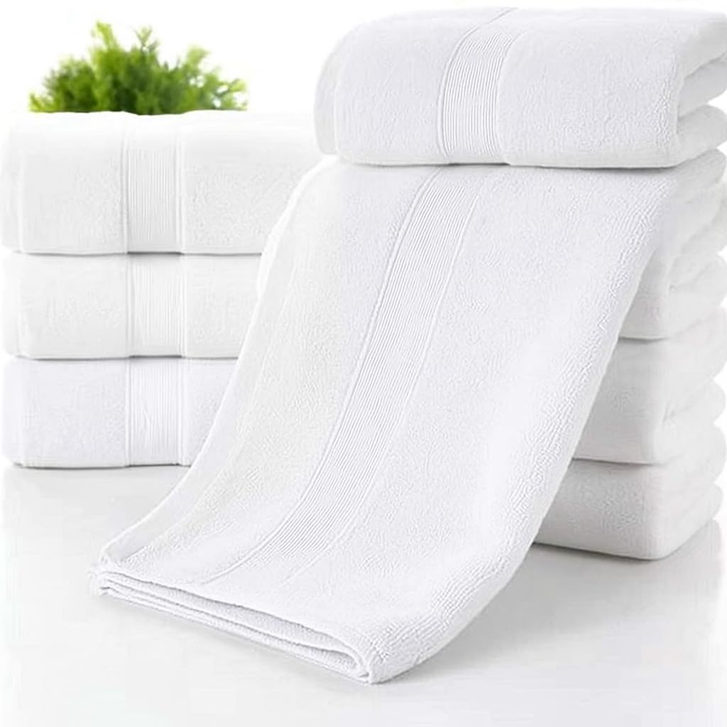 Symphony Hand Towels,100% Cotton Set of 04 Size 50x90cm Ultra Gentle 500 GSM Super Soft Highly Absorbent & Quick Drying Hand Towels for Unisex