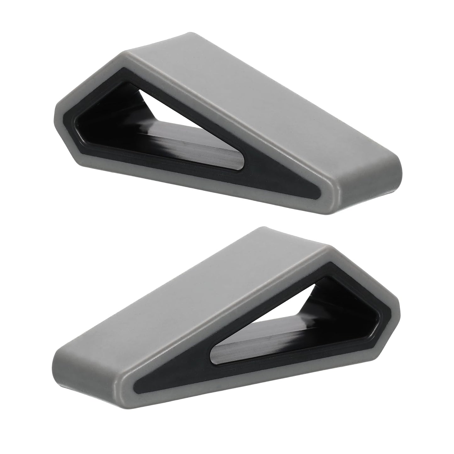 PATIKIL Laptop/Computer Keyboard Stand, 2-Pack Laptop Notebook Holder Portable Ventilated Anti-Slip for Desk Compact Cooling Notebook/Tablet, Gray