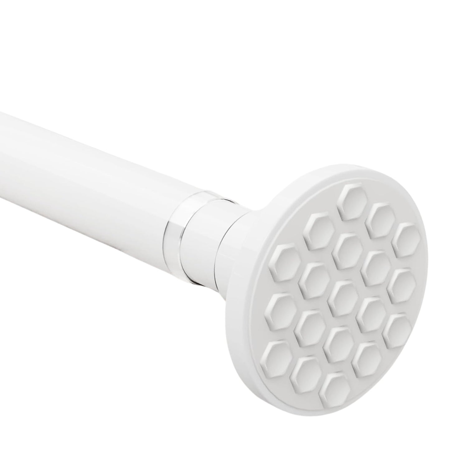 Shower Pole Extendable Curtain Poles Stainless Steel Tension Rods Anti-Slip Curtain Rod no Drilling Wardrobe Pole for Living Room, Bedroom, Bathroom