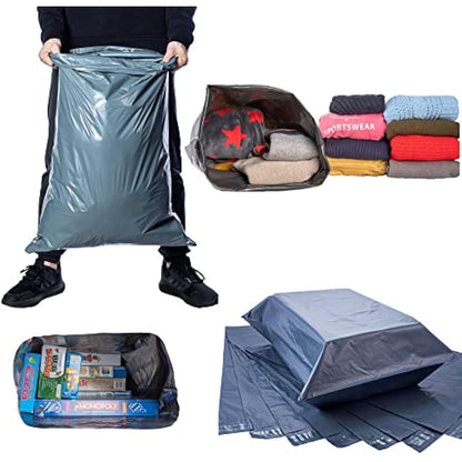 Calzette 10 Large Postage Bags- 17" x 24" (43cm x 60cm) - Large Mailing Bags for Postage Shippings