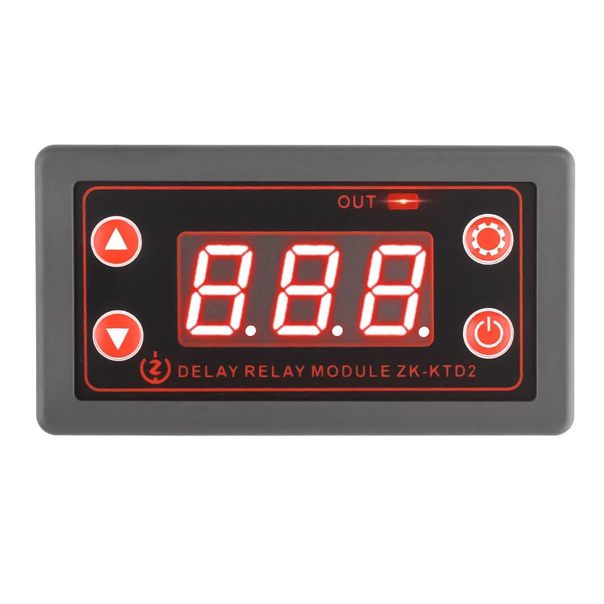 VOANZO Delay Module DC 5V-30V Timer Relay with Digital Display Adjustable Delay Timer 0.1s to 999 Minutes Delay Relay Timer Module for Timing Control