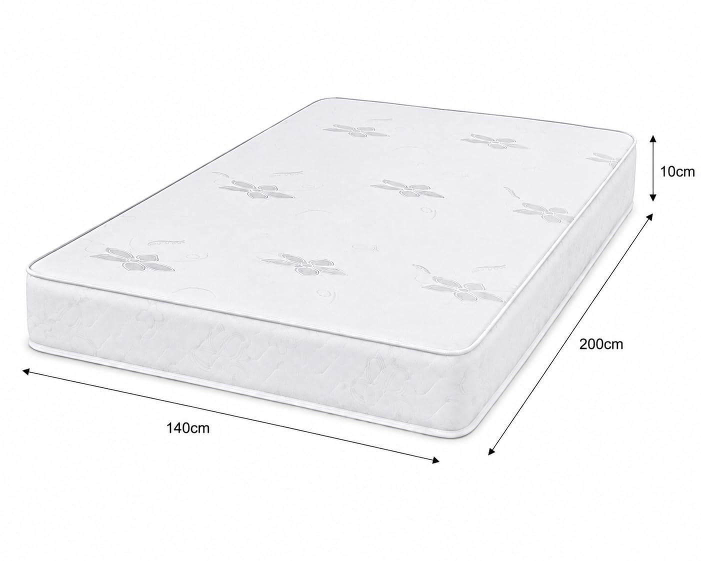 eXtreme comfort ltd Haze 4 Inch Deep European Size 140 x 200 Foam Mattress