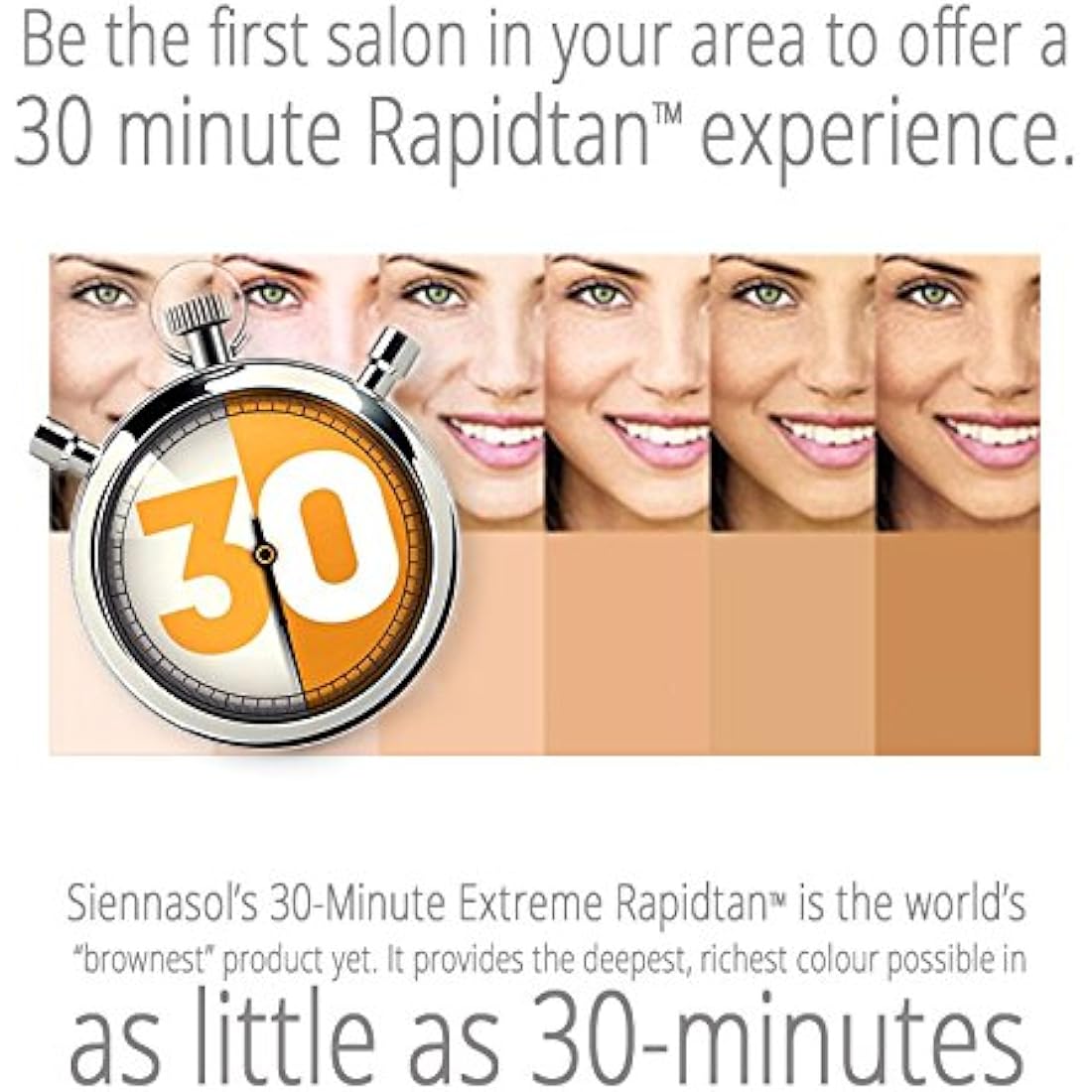 Siennasol Spray Tan Solution - 1 Litre - Dark 12% DHA - No Phthalates or Parabens