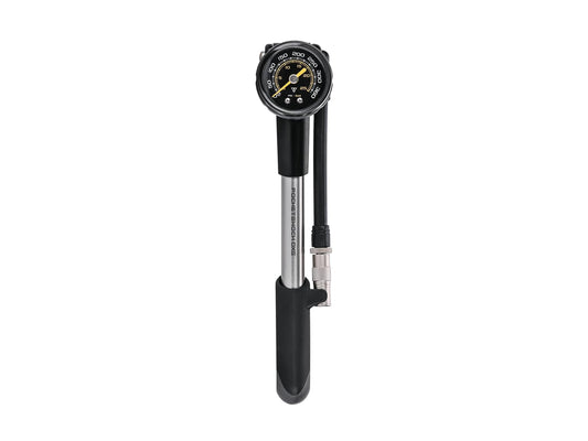 Topeak 360 PSI/24.8 Bar Pocket Shock DXG Dial Gauge, Silver