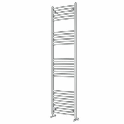 NRG Curved Chrome Bathroom Heated Towel Rail Radiator 1800x500mm