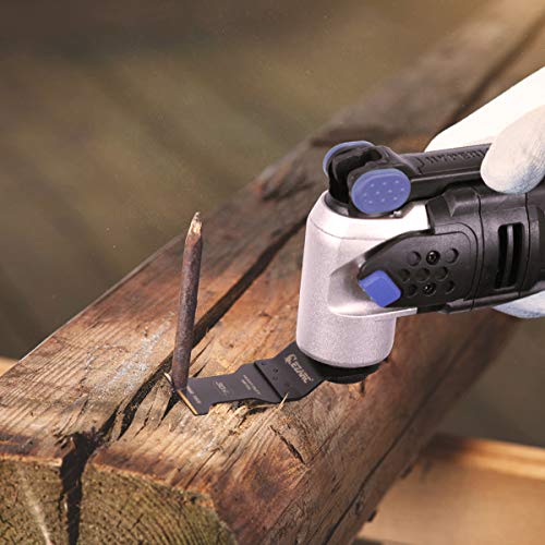 EZARC 3pcs Oscillating Tool Blades Carbide Multitool Saw Blades for Hard Material, Hardened Metal, Nails, Bolts and Screws, 3-Pack