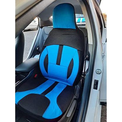 To fit a CITROEN C3, Car Seat Covers, Year - 2018, Elegance, Full Set (Blue/Black)