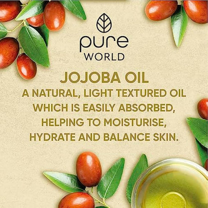 Pure World Natural Jojoba Oil… Jojoba Oil, 1 Litre Jojoba Oil Cold Pressed 100% Pure and Undiluted