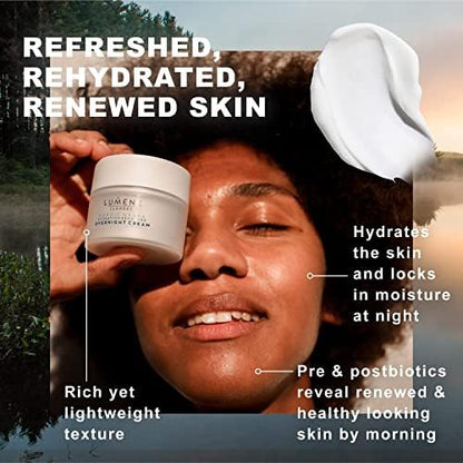 LUMENE Nordic Hydra [Lähde] Hydration Recharge Overnight Cream, Vegan 50 ml