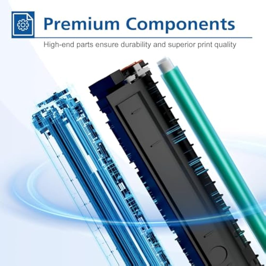 4-Pack 201X 201A CF400X CF400A Compatible for HP M277dw Toner Cartridge Replacement for Color Laserjet pro MFP M277n M252dw M274n M252n M277c6 M277 M252 M274 CF401X ( Black Cyan Yellow Magenta )