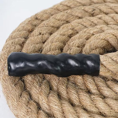 Aoneky Natural Jute Rope - 14/16/20/25/30/40/50mm Heavy Duty Twisted Hemp Rope for Crafts Nautical, Cat Scratching Post, Chandelier, Climbing, Hammock - Garden Decking Rope for Decorate (22mm / 30m)
