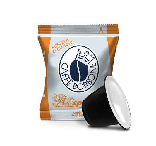 Caff? Borbone Respresso, Exclusive Coffee Blend - 120 Capsules - Compatible with Nespresso?* coffee machines for domestic use