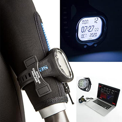SEAC Screen, Scuba Wrist Dive Computer for 1 or 2 mixes and Freediving mode