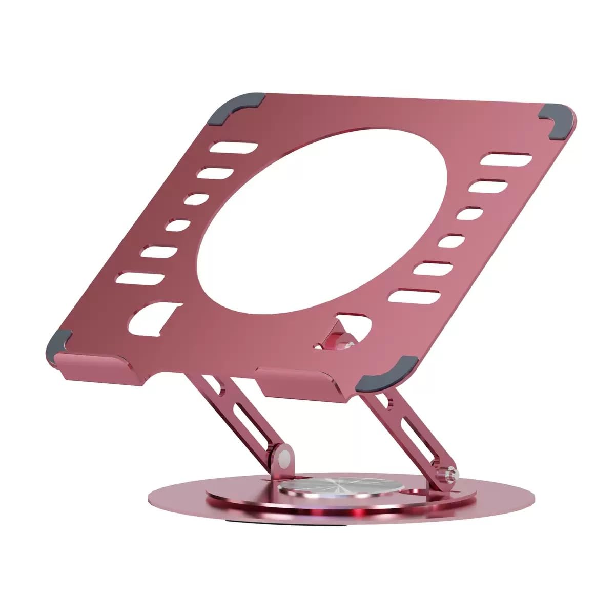Uwenkjie Portable laptop stand, 360 degree rotation, ergonomically designed foldable computer stand, adjustable height