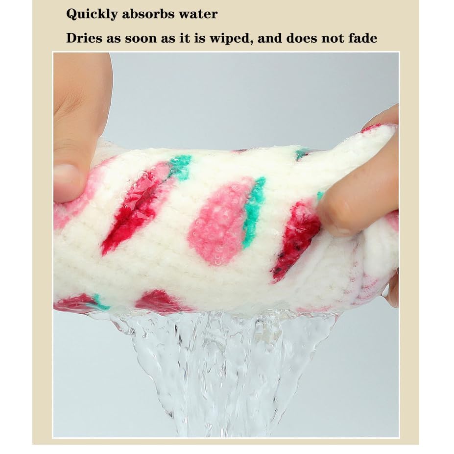 Cute Strawberry Print Bathrobes,Bath Towels Set,towel wrap for women,towelling dressing gown ladies,head Hair Wrap Quick Dry Cap,cotton hair drying