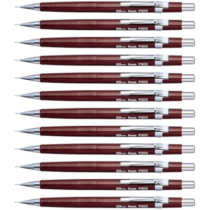 Pentel P203 Automatic Pencil (Pack of 12)
