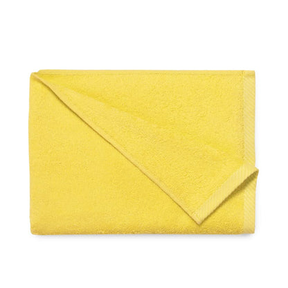 Top Towel - Plus - Large Bath Towels - Bathroom Towels - 2 Face or Bidet Towels - 30 x 50 cm - 100% Cotton - Lemon