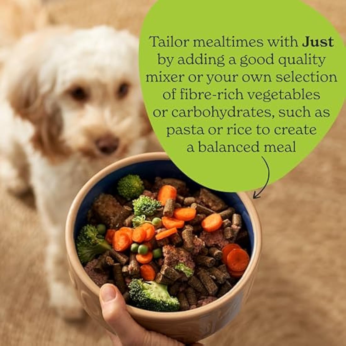 Forthglade Complementary Wet Dog Food (18 x 395g Trays) - Grain Free & Hypoallergenic Dog Food, Just 90% Chicken, Stomach Sensitive Meals with Natural Ingredients