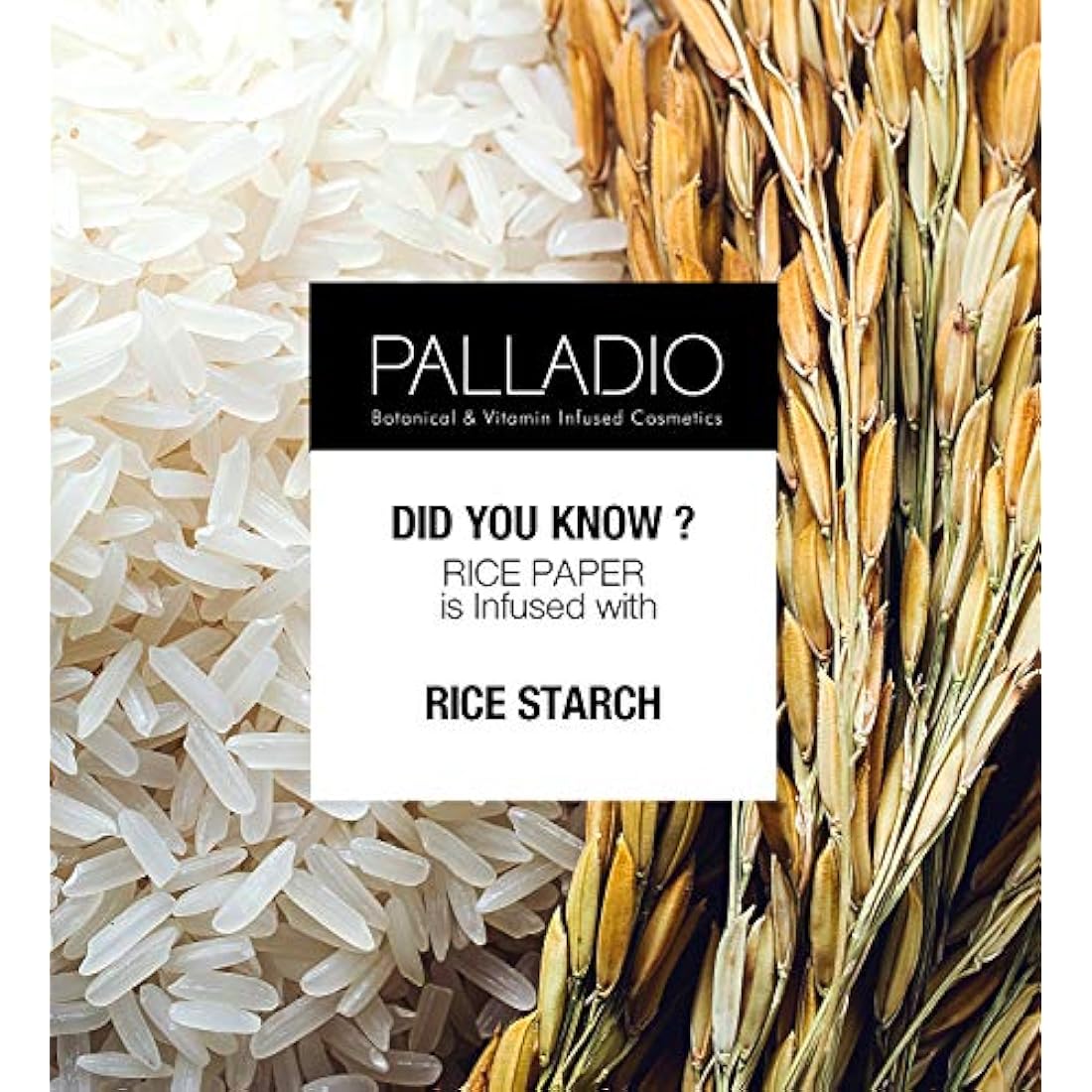 Palladio Rice Paper Facial Tissues for Oily Skin, Face Blotting Sheets Made from Natural Rice, Oil Absorbing Paper with Rice Powder, 2 Sided, Instant Results (Natural, Pack of 6)
