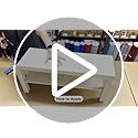 vgoltd Furniture Stickers Gloss Self Adhesive Vinyl Wrap Sticky Contact Paper Roll for Kitchen Countertop Cupboard Cabinets Wardrobe & Tabletops Cream, 30W x 200L cm