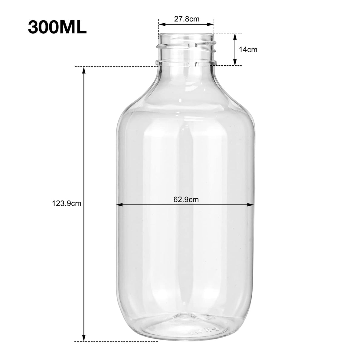 4Pcs Empty Press Pump Bottles, 300ML Refillable Bottle for Cooking Sauces, Plastic Liquid Soap Dispenser Refillable Container for Essential Oils