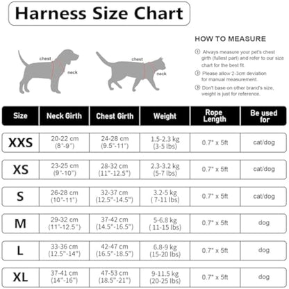DORAMIO Step-in Dog Harness and Leash Set, Soft Mesh No-Chock Reflective Breathable Easy Walk Lightweight Vest Harnesses with Safety Buckle for Small Dogs, Cats, Puppies (Champagne, XXS)