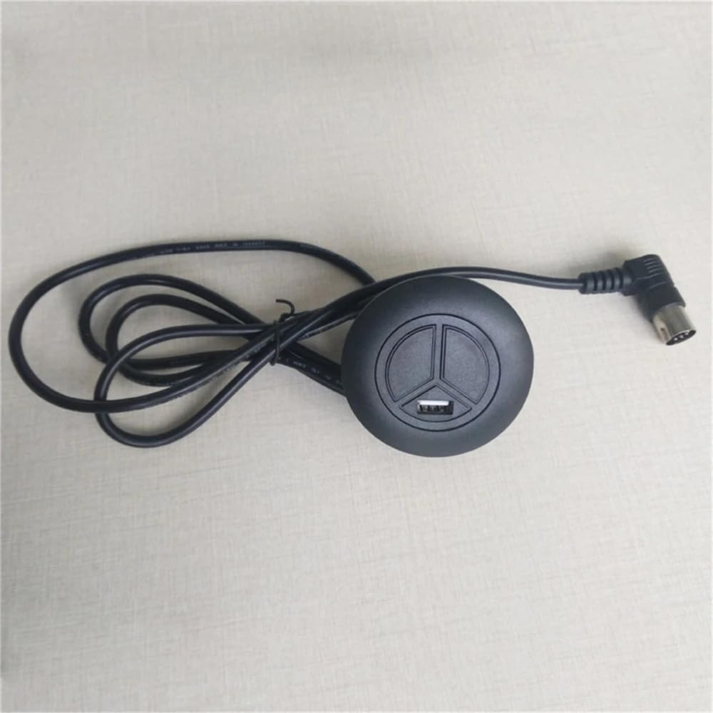 MODOVER 5 Pin Electric Recliner Switch Controller with USB – 2 Button Round Hand Control, Replacement Handset for Power Recliners