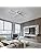 ASDMD LED Ceiling Light, 45W Modern Dimmable Ceiling Lighting, Square Ceiling Lamp with Remote Control for Living Room Dining Room Bedroom, 2700-6500K Close to Ceiling Light Fixture (White, 80CM)